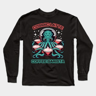 Cosmic Latte Coffee Barista Long Sleeve T-Shirt
